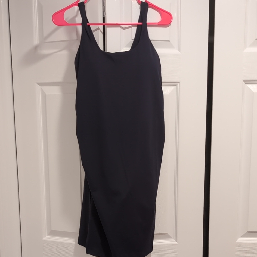 Maternity Sleeveless PowerSoft Mini Skort Dress